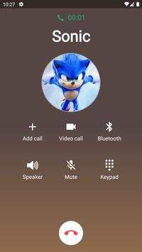 Call Prank for Sonic 2 تصوير الشاشة