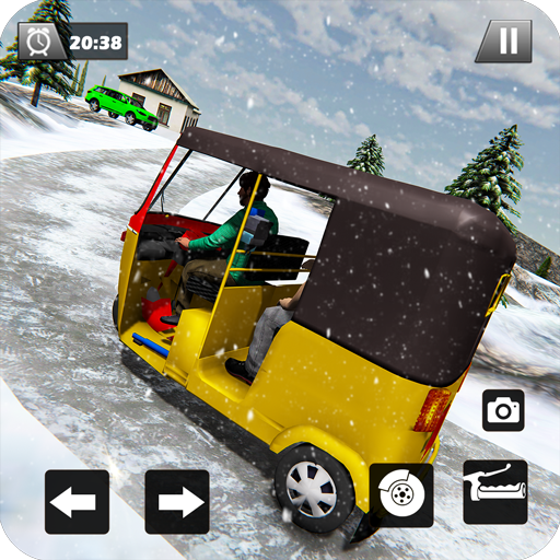 Tuk Tuk Driver Offroad Drive: Transport Passenger icon
