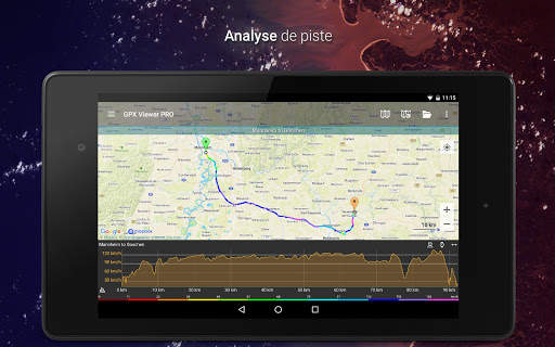 GPX Viewer PRO - Pistes, routes et points screenshot 13
