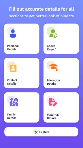 Marriage Biodata Maker - Biodata Templates screenshot 4