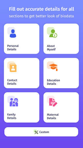 Marriage Biodata Maker - Biodata Templates screenshot 4