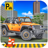 Classic 4x4 Jeep Car Parking Simulator 2017 icon