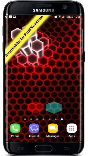 Neon Cells Particles 3D Live Wallpaper screenshot 2