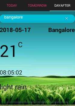 Weather application скриншот 3