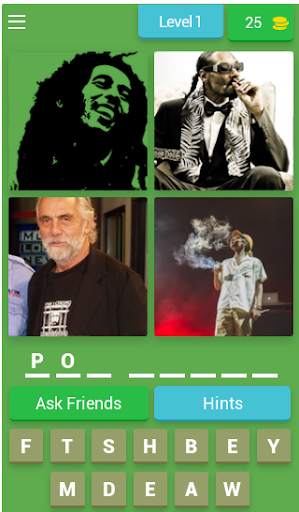 4 Pics 1 Word - Stoner Edition screenshot 2