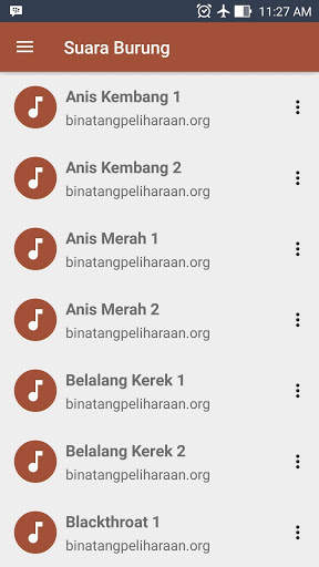 Suara Burung Kicau screenshot 2