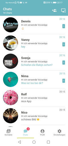 VoiceApp Messenger screenshot 1