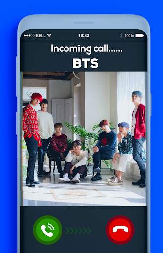 Bts Fake Call App screenshot 3