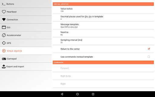 Wifi Device Control Pro - To control robots! screenshot 8