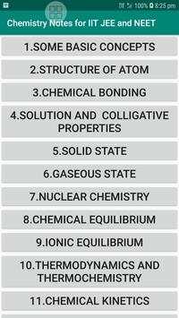 Chemistry Notes for IIT JEE and NEET screenshot 1