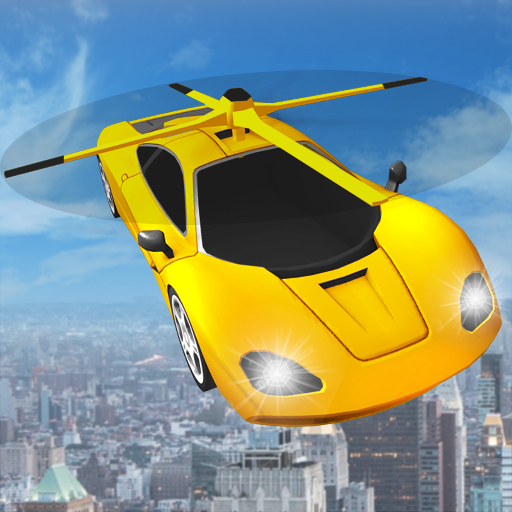Futuristic City Flying Car Real Driving Games 2020 icon
