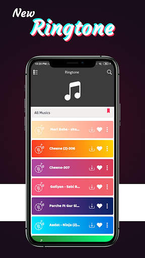 Free New Ringtones -Caller Tune Download Mp3 Music screenshot 1