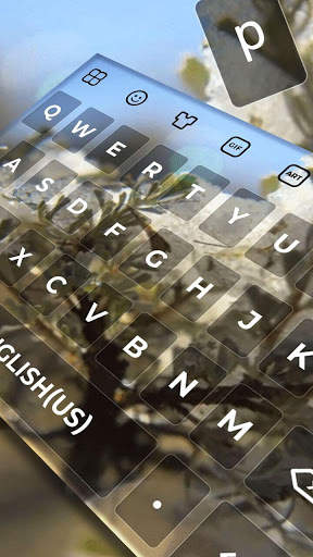 Snow Melting Live Keyboard screenshot 1