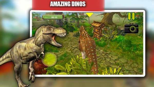 Jurassic Dino Sim : Angry Dinosaur Hunt For Food screenshot 2