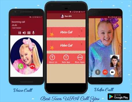Best Teen USA Call You: Fake Voice & Video Call screenshot 1