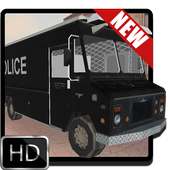 Police Car & Van Bus Parkir logo