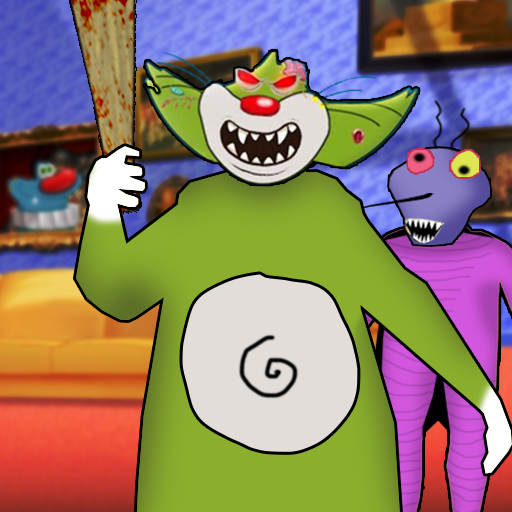 scary Jack and oggy in granny 1.1