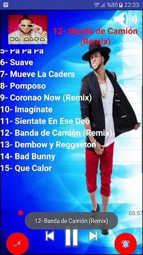 EL ALFA ~ EL JEFE ~ HiT SONGS = LiSTEN OFFLiNE. screenshot 6