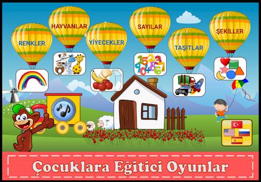 Çocuklar Öğreniyor Renkler-Sayılar-Şekiller Türkçe screenshot 1
