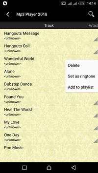 Mp3 Player 2018 screenshot 2