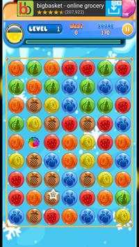 Bubble Candy Fruit Match screenshot 1