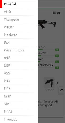 Free Fire - Guns Info. screenshot 2