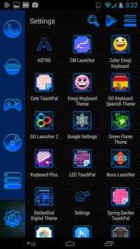 Smart Launcher Blue Neon screenshot 7