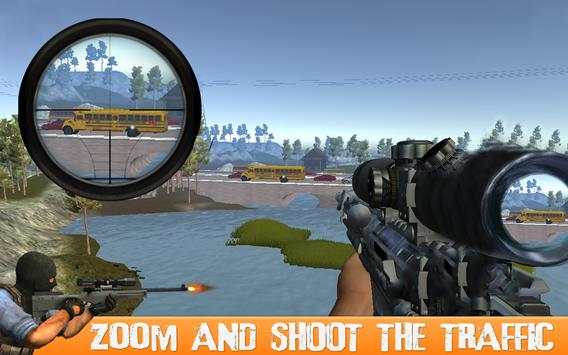 Traffic Hunter Sniper 2017 screenshot 4
