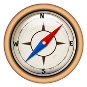 GPS Compass Navigator, Compass sensor &amp; Locations icon