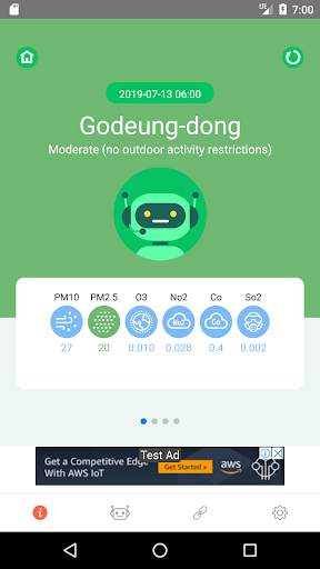 miseGo - Air Quality Info in Korea. screenshot 1
