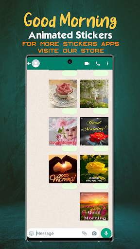 Good Morning Animated Stickers For WhatsApp screenshot 5