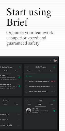 Brief: Team Collaboration Tool скриншот 7