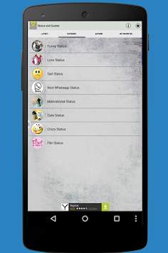 Status and Quotes screenshot 2