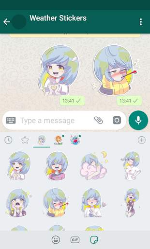 New WAStickerApps ⛅ Weather Stickers For WhatsApp screenshot 4