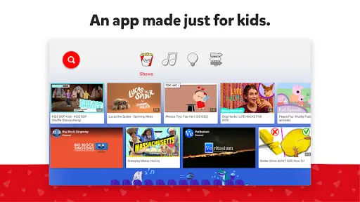 YouTube Kids for Android TV 1 تصوير الشاشة