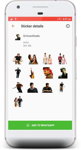 Mahesh Babu Stickers 4 WhatsApp screenshot 5