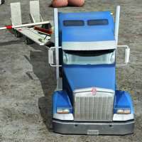 Transporter Truck 3D logo