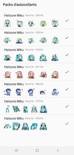 Stickers Wa Hatsune Miku screenshot 1
