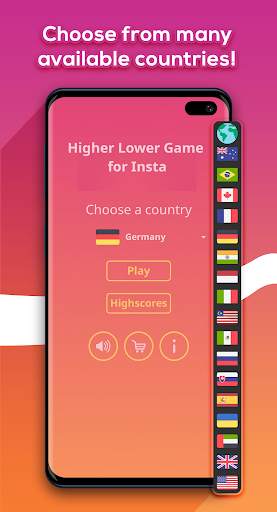 Higher Lower Game for Instagram screenshot 5