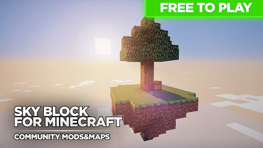 Skyblock one block mods for minecraft screenshot 1