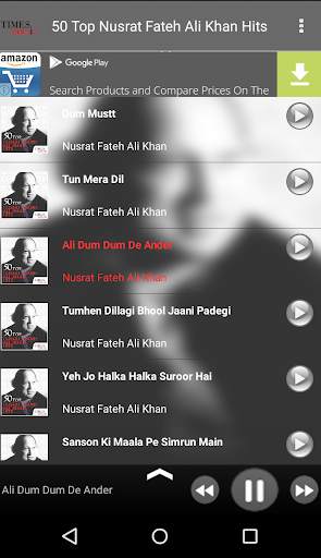 50 Top Nusrat Fateh Ali Khan Songs screenshot 2