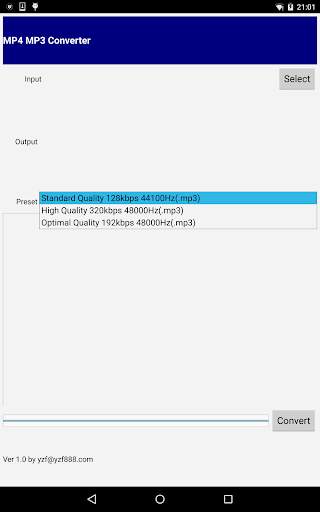 MP4 MP3 Converter screenshot 1