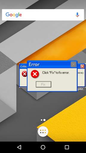 Windows XP Error screenshot 1