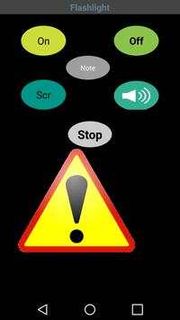 Flashlight with Sound alert screenshot 3