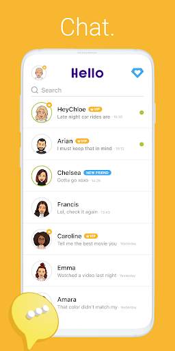 Hello - Talk, Chat & Meet screenshot 2