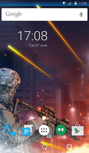 Warfare Animated Keyboard   Live Wallpaper screenshot 6