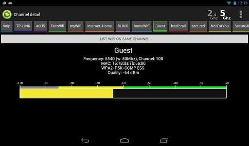 Wifi Analyzer Pro screenshot 16