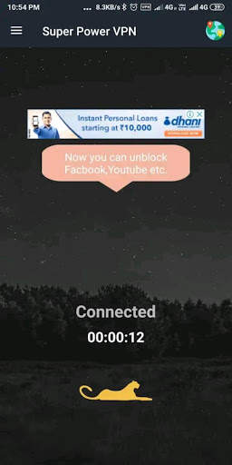 Blue VPN/ free proxy network screenshot 3