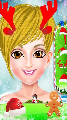 Christmas Girl's Makeup Salon Game for free screenshot 5