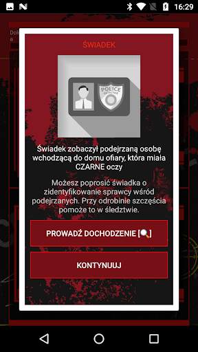 CrimeBot: Gra detektywistyczna screenshot 4